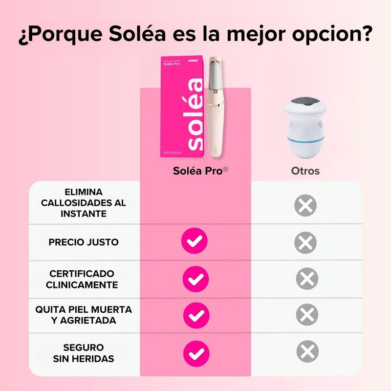 Kit Soléa Pro® - Elimina Piel Seca y Callos Duros en 5 Minutos